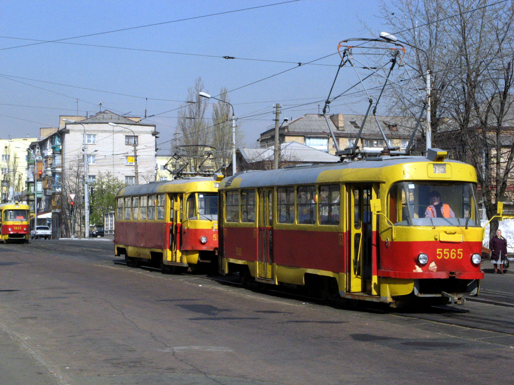 Киев. Tatra T3SU №5565, Tatra T3SU №5633