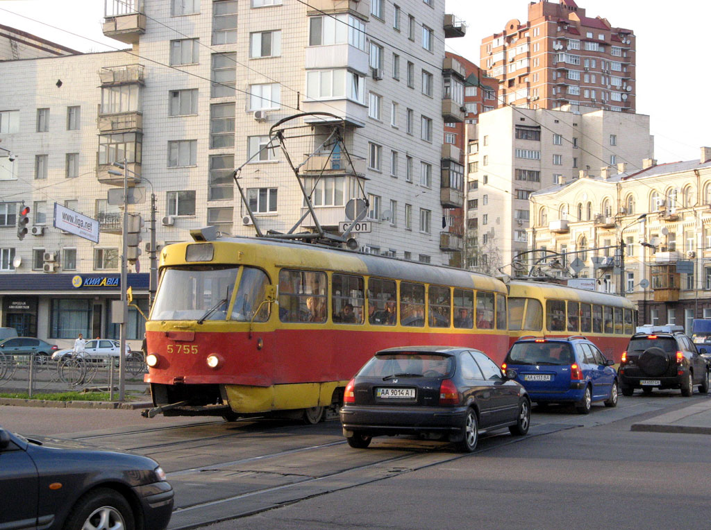 Киев. Tatra T3SU №5755