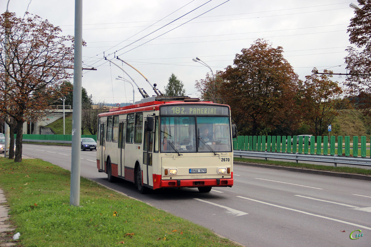 Вильнюс. Škoda 14Tr17/6M №2670