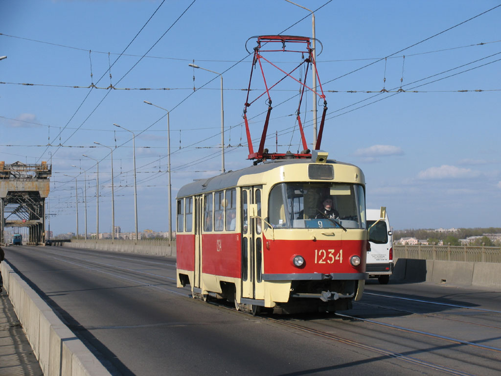 Днепр. Tatra T3SU №1234