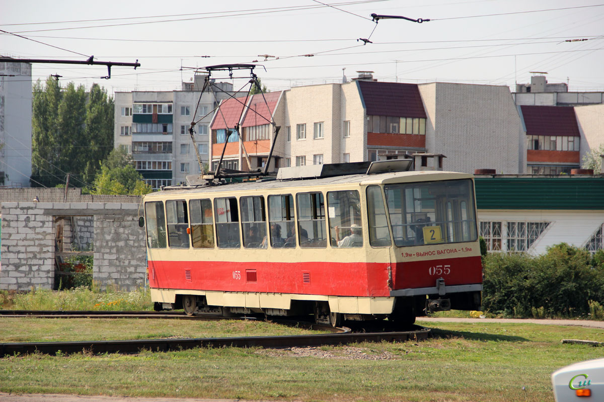 Курск. Tatra T6B5 (Tatra T3M) №055