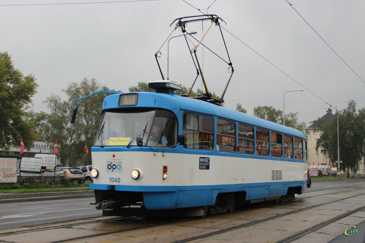 Острава. Tatra T3G №1040