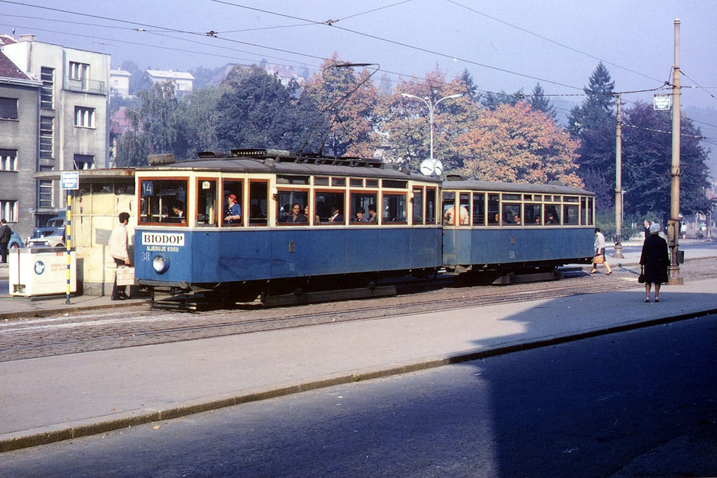 Загреб. M24 №38, Двухосный прицепной вагон №524