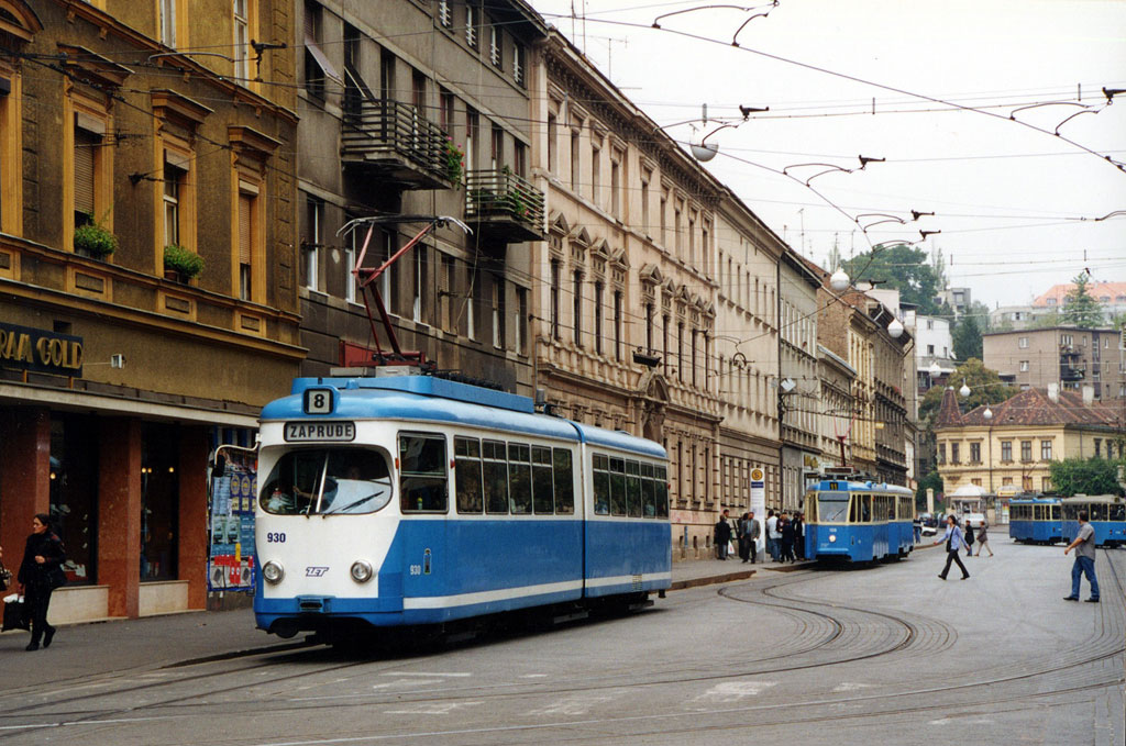 Загреб. Duewag GT6 №930