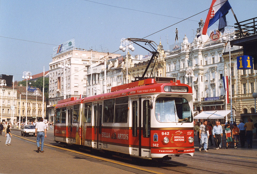 Загреб. Duewag GT6 №942