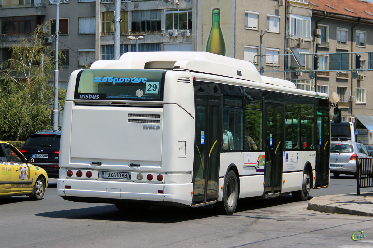 Пловдив. Irisbus Citelis 12M CNG PB 0618 MB