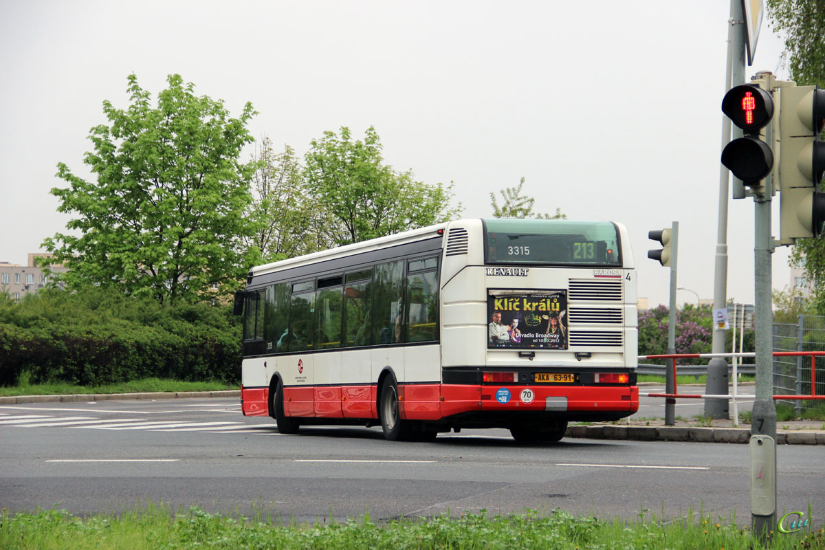 Прага. Renault Agora S/Karosa Citybus 12M AKA 63-91