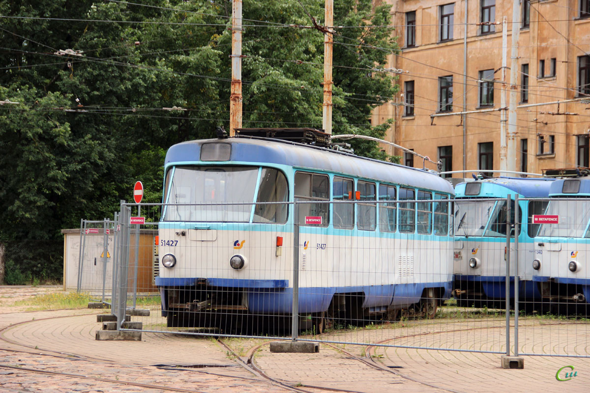 Рига. Tatra T3A №51427