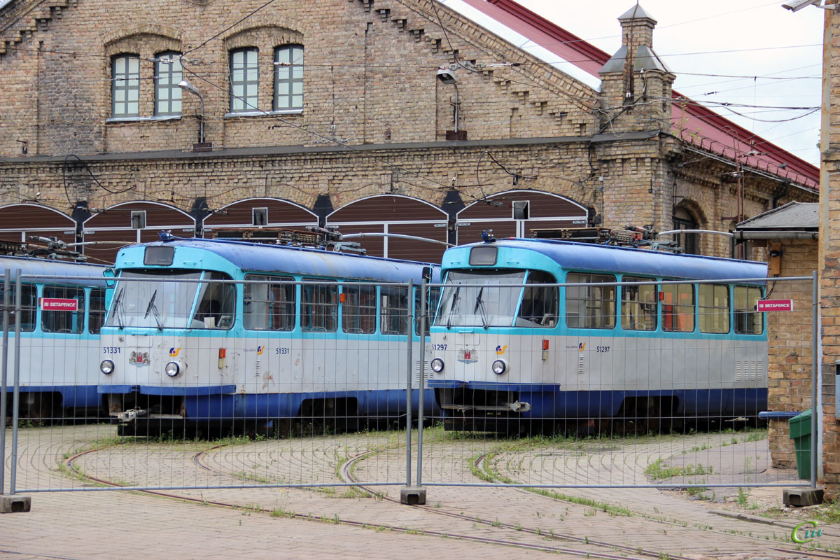 Рига. Tatra T3A №51331, Tatra T3A №51297