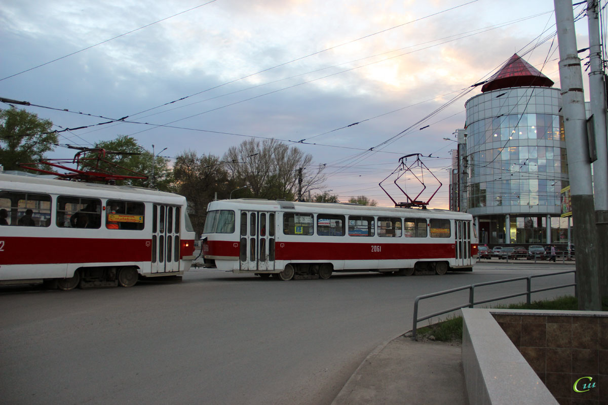 Самара. Tatra T3 (двухдверная) №2061