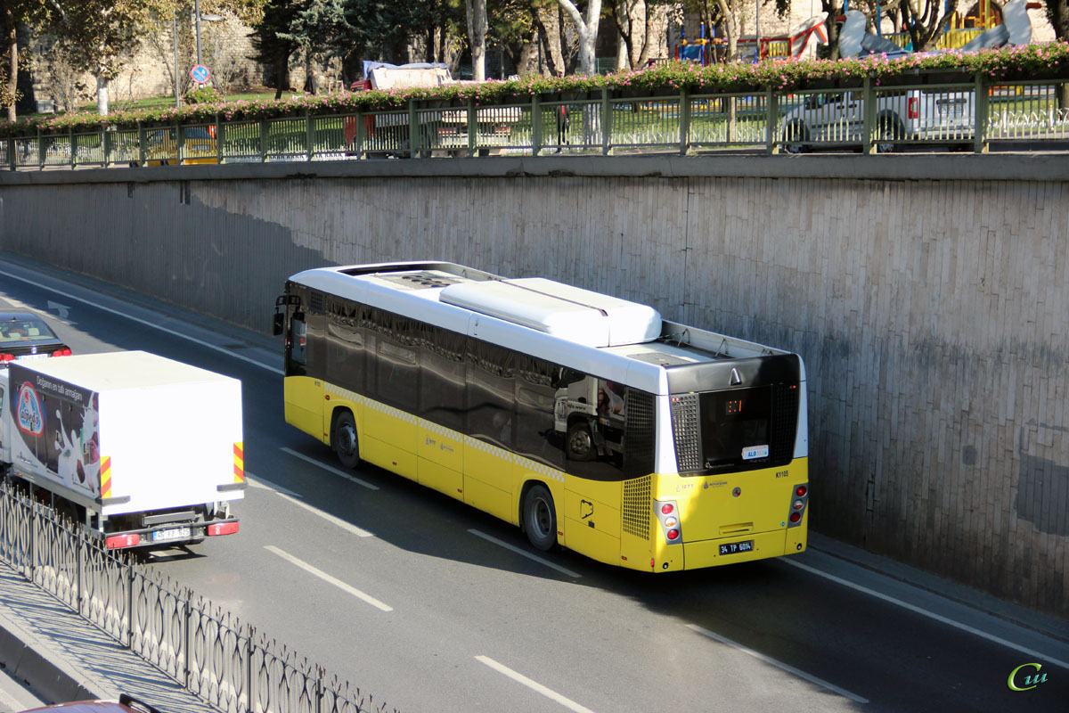 Стамбул. BredaMenarinibus Avancity+ L CNG 34 TP 6014