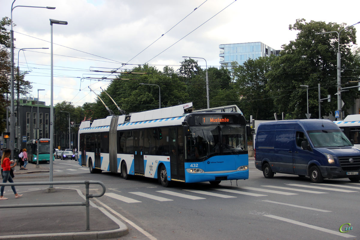 Таллин. Solaris Trollino II 18 Ganz №432