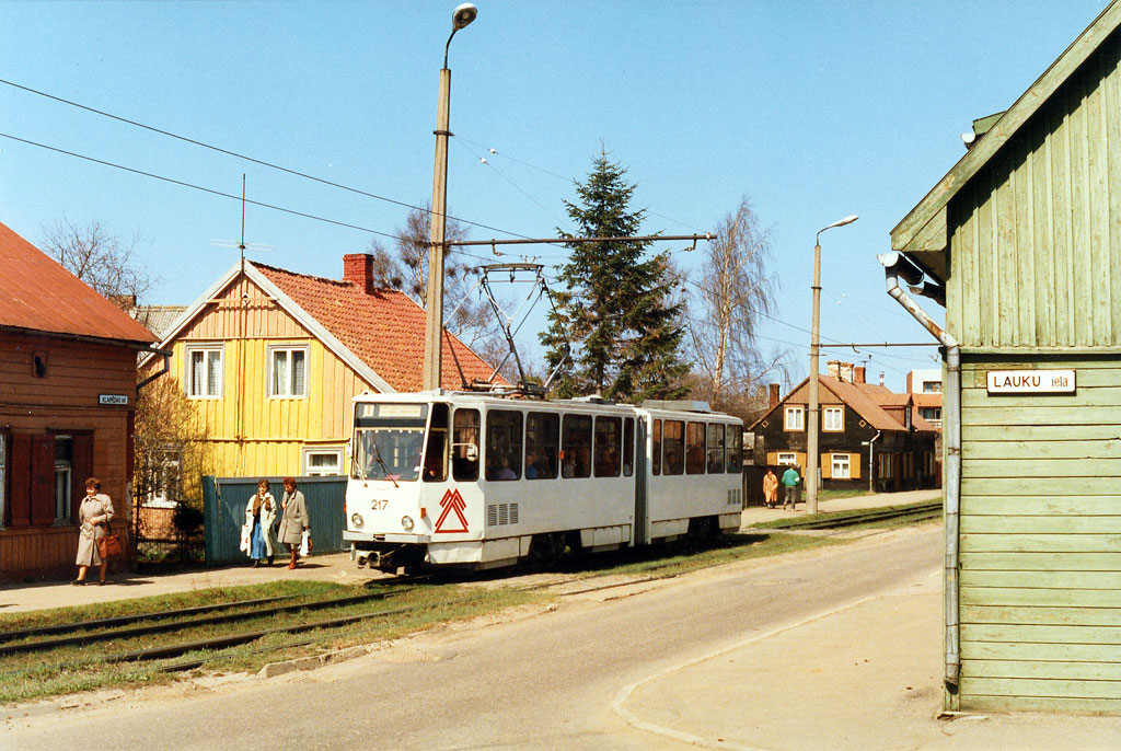 Лиепая. Tatra KT4SU №217