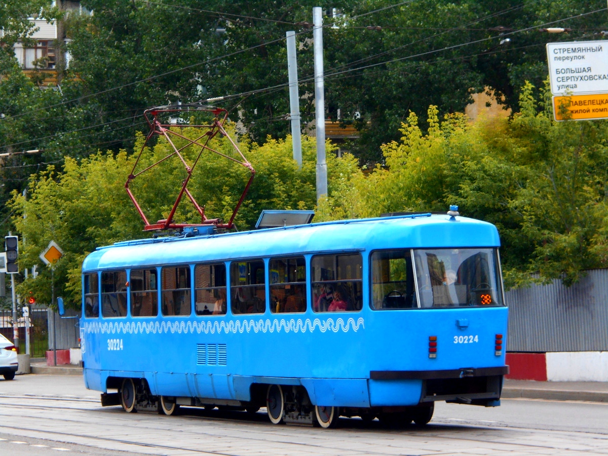 Москва. Tatra T3 (МТТЧ) №30224
