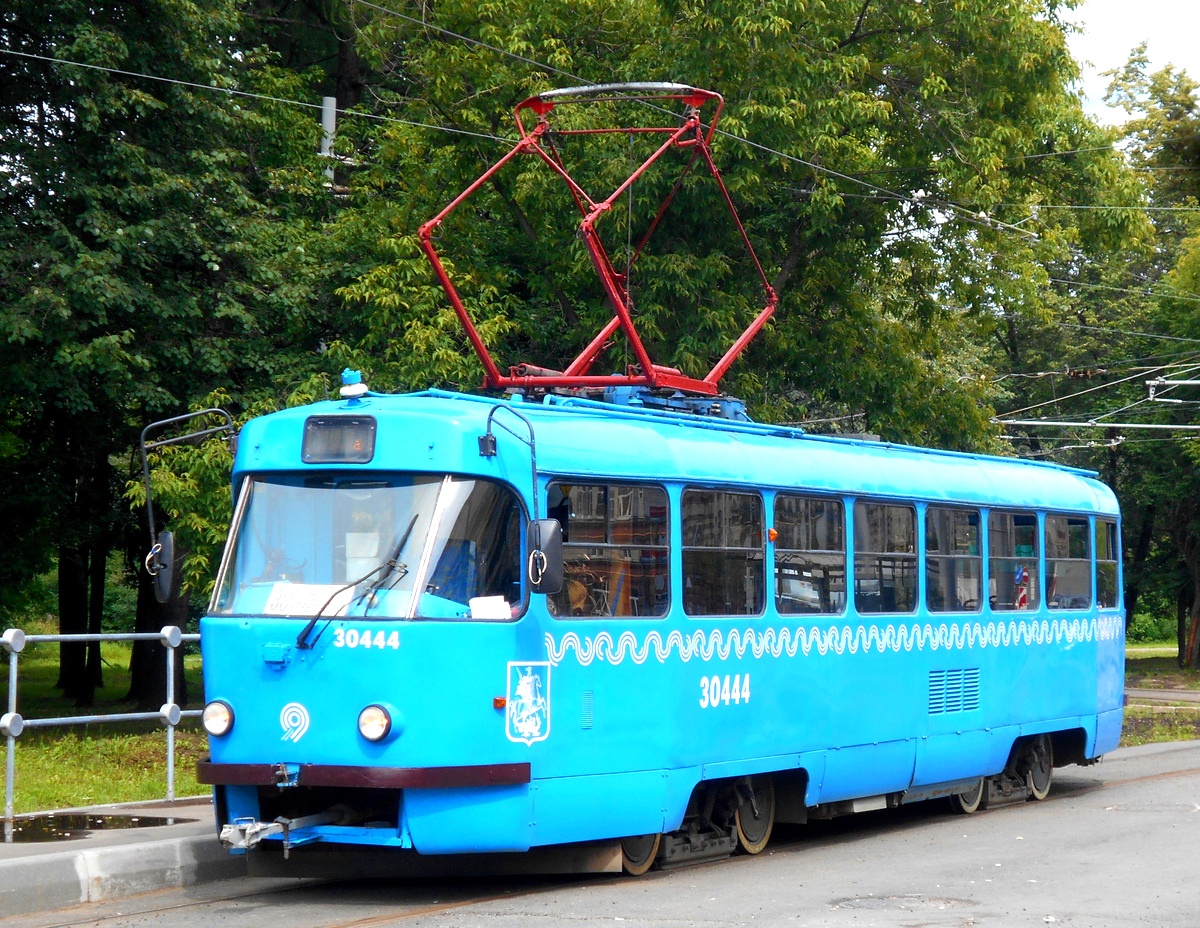 Москва. Tatra T3 (МТТЧ) №30444