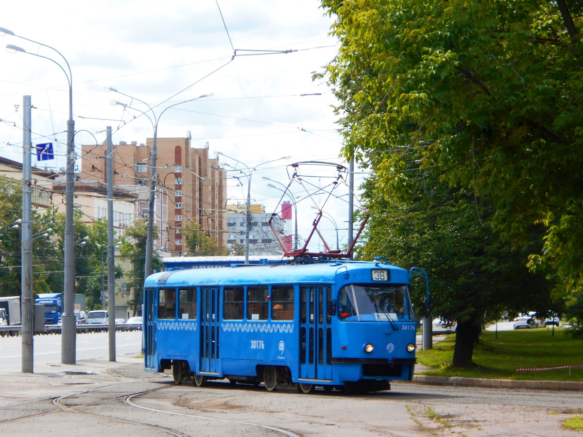 Москва. Tatra T3 (МТТЧ) №30176