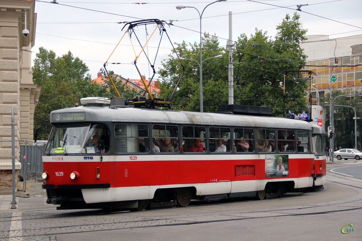 Брно. Tatra T3G №1639