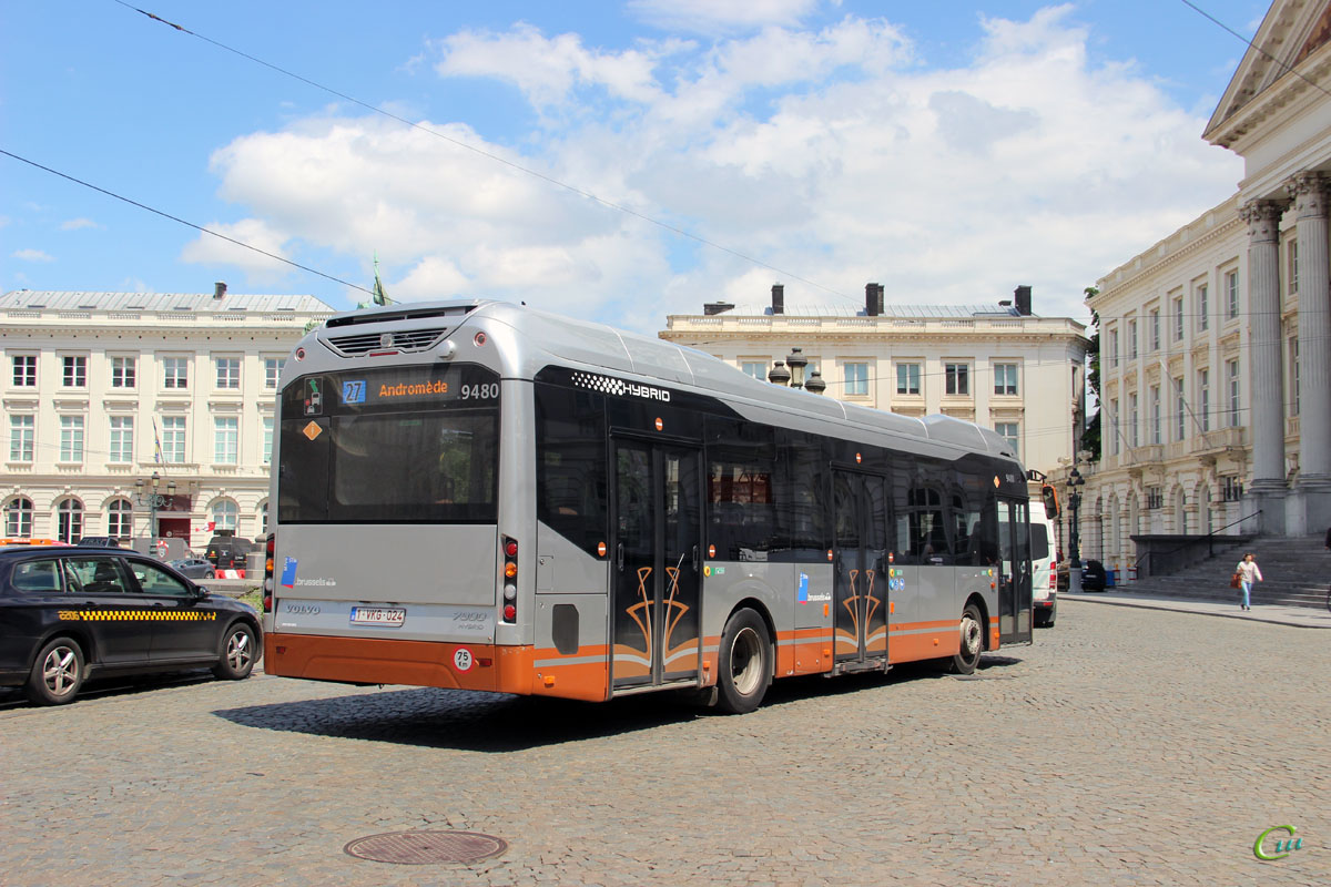 Брюссель. Volvo 7900 Hybrid 1-VKG-024