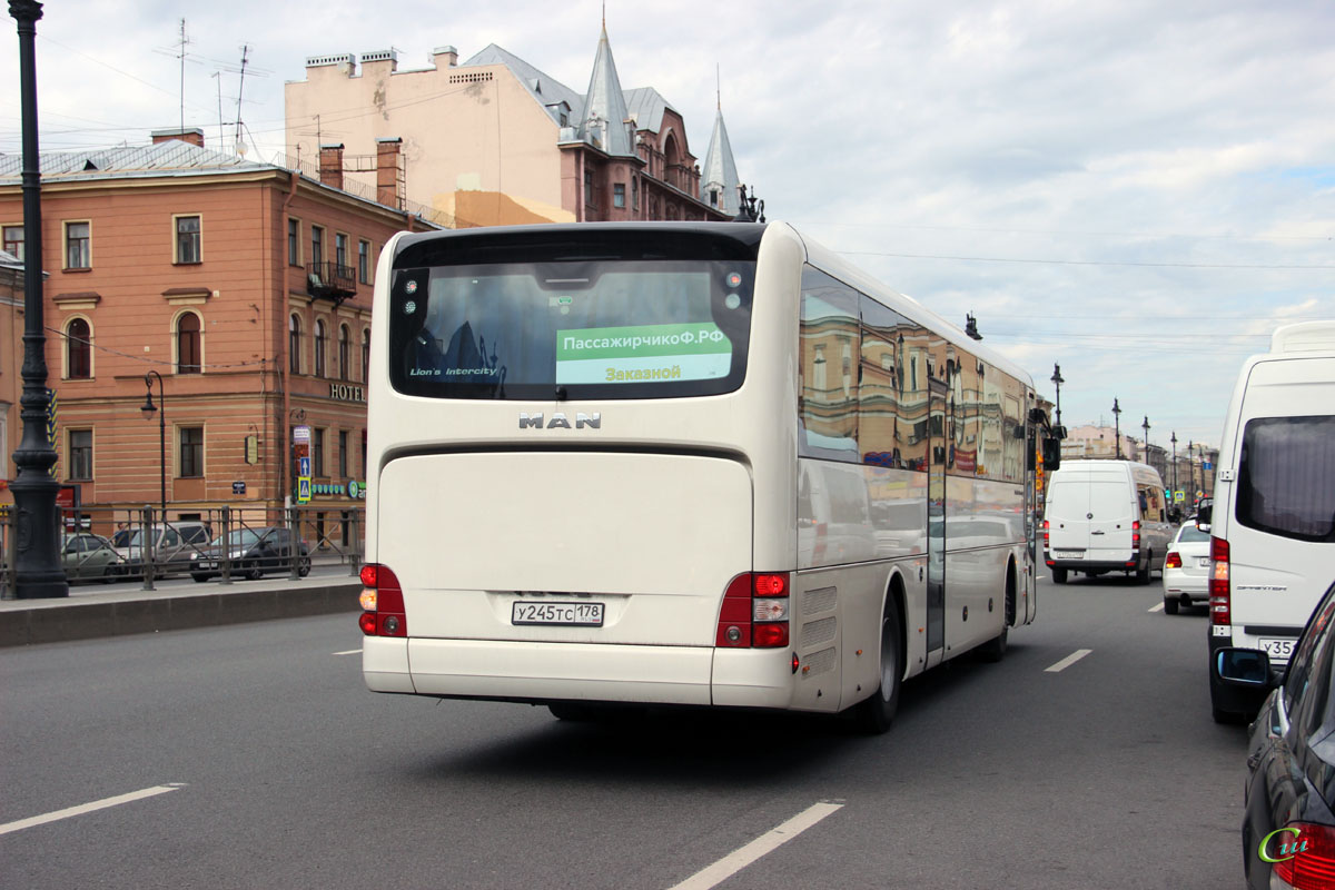 Санкт-Петербург. MAN R61 Lion's Intercity у245тс