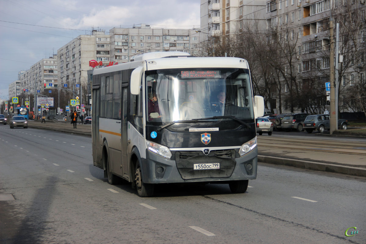 Москва. ПАЗ-320435-04 Vector Next т550ос