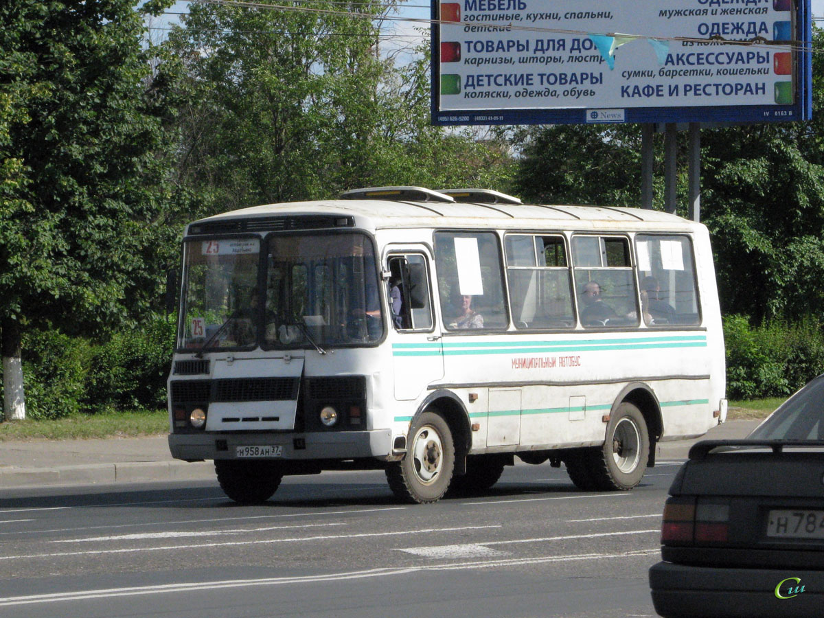 Иваново. ПАЗ-32054 н958ан