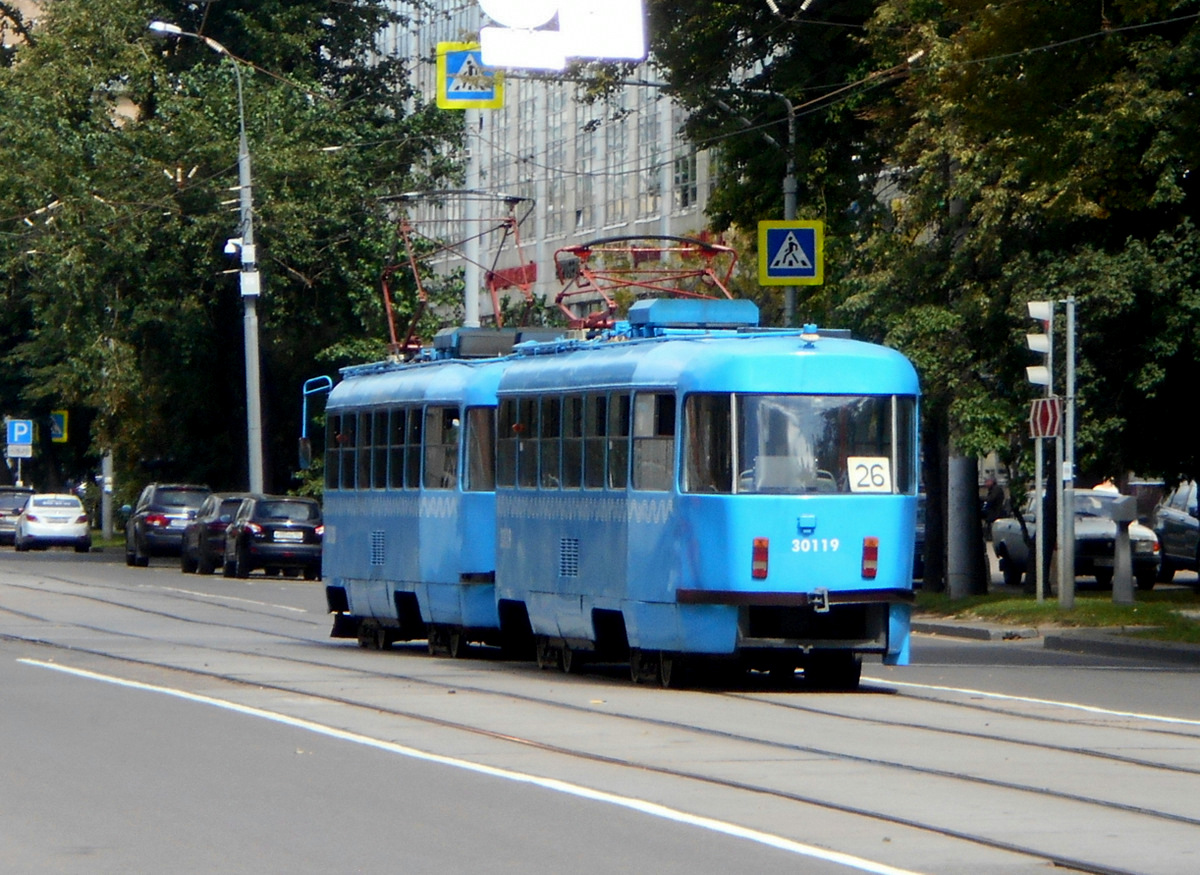 Москва. Tatra T3 (МТТЕ) №30119