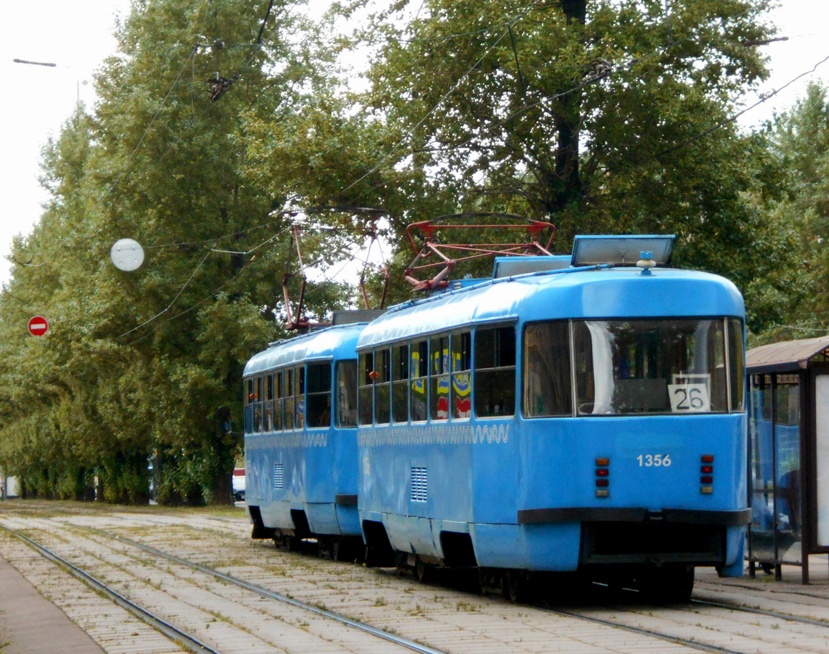Москва. Tatra T3 (МТТЧ) №1356