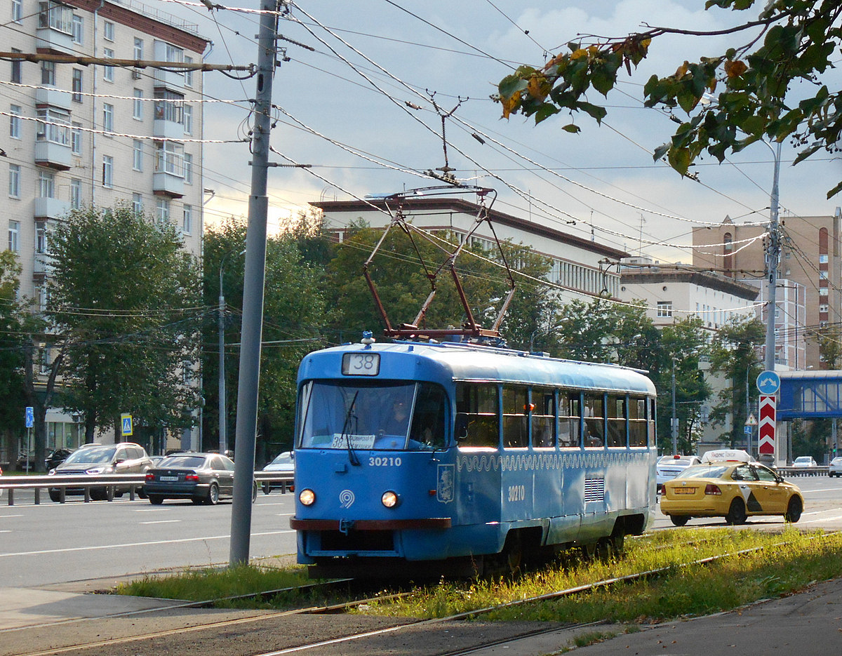 Москва. Tatra T3 (МТТЧ) №30210