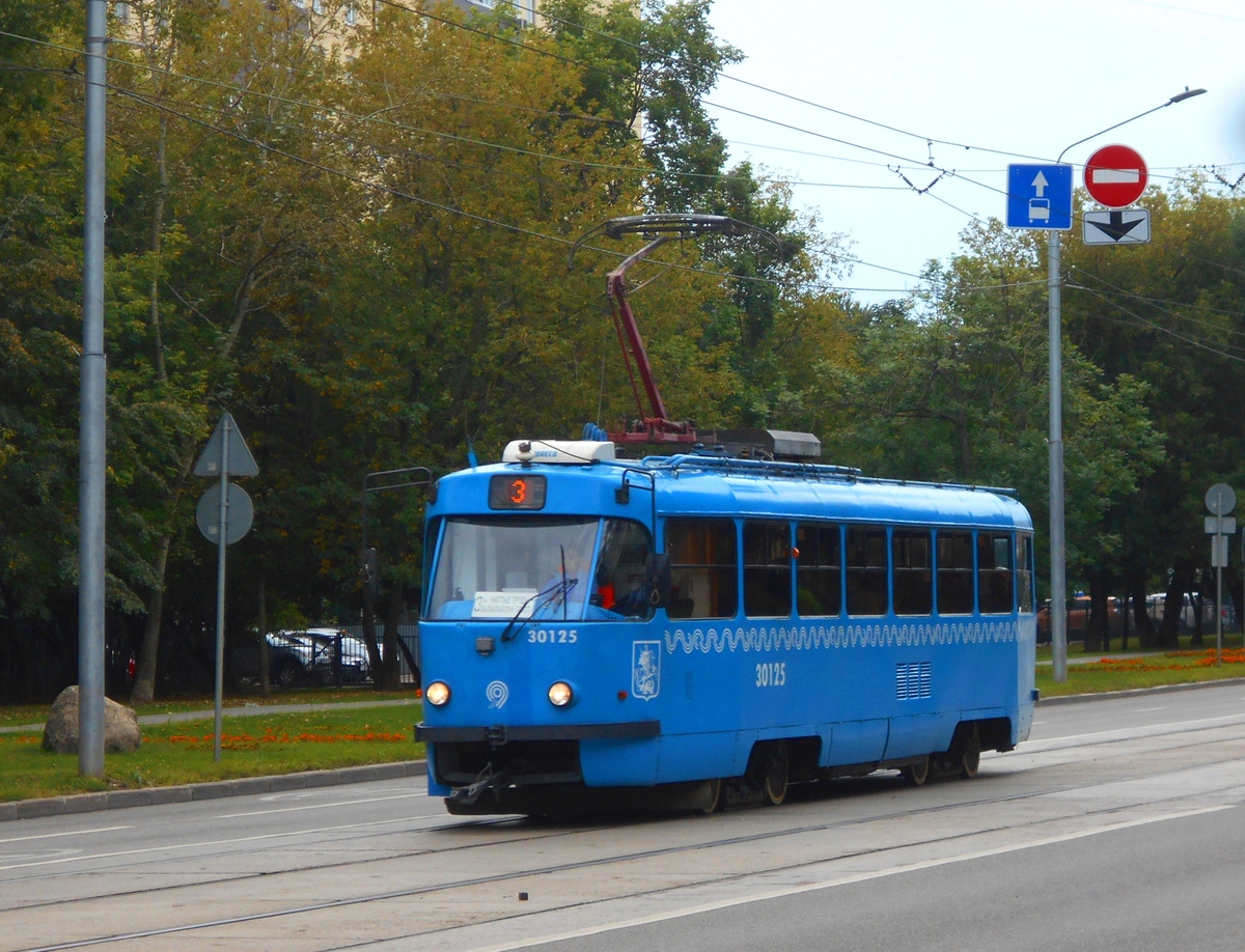 Москва. Tatra T3 (МТТЕ) №30125