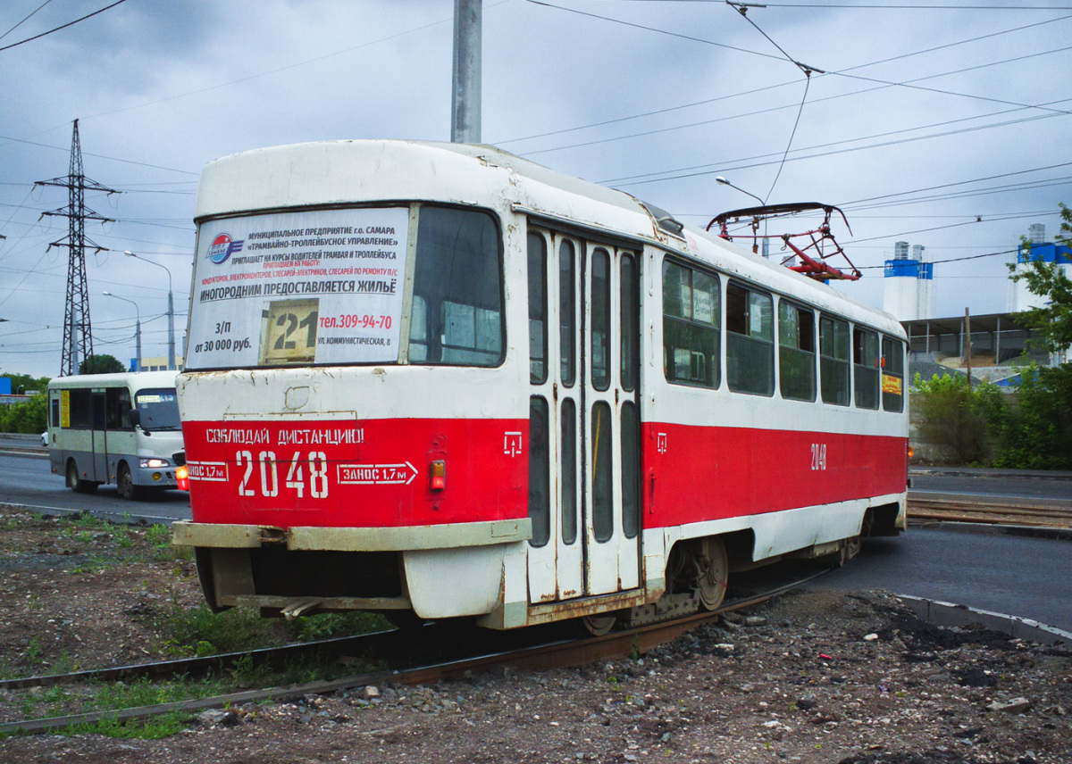 Самара. Tatra T3 (двухдверная) №2048