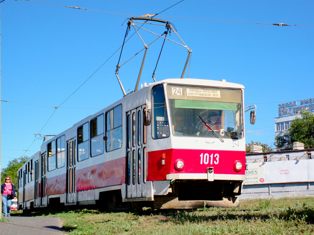 Самара. Tatra T6B5 (Tatra T3M) №1013