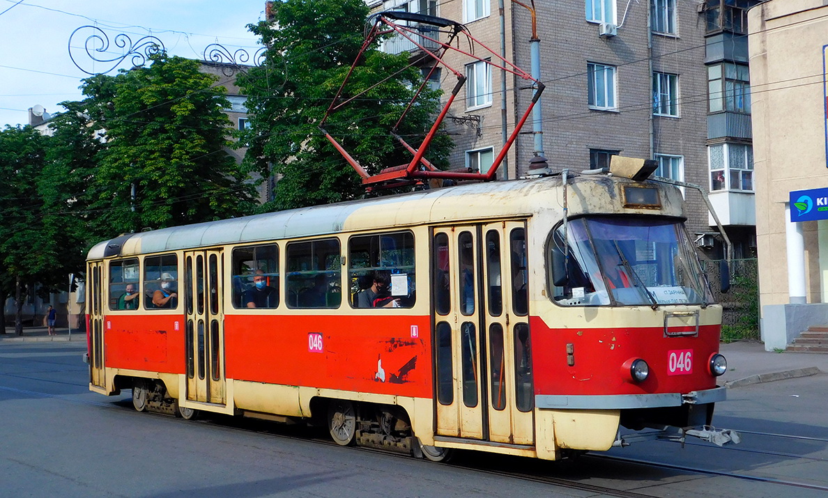 Tatra T3R.P №046 - Кривой Рог - Фото №156405 - Твой Транспорт