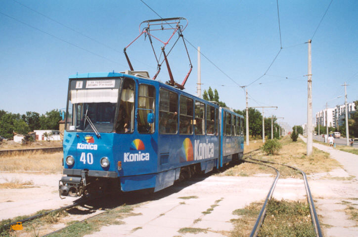 Евпатория. Tatra KT4SU №40