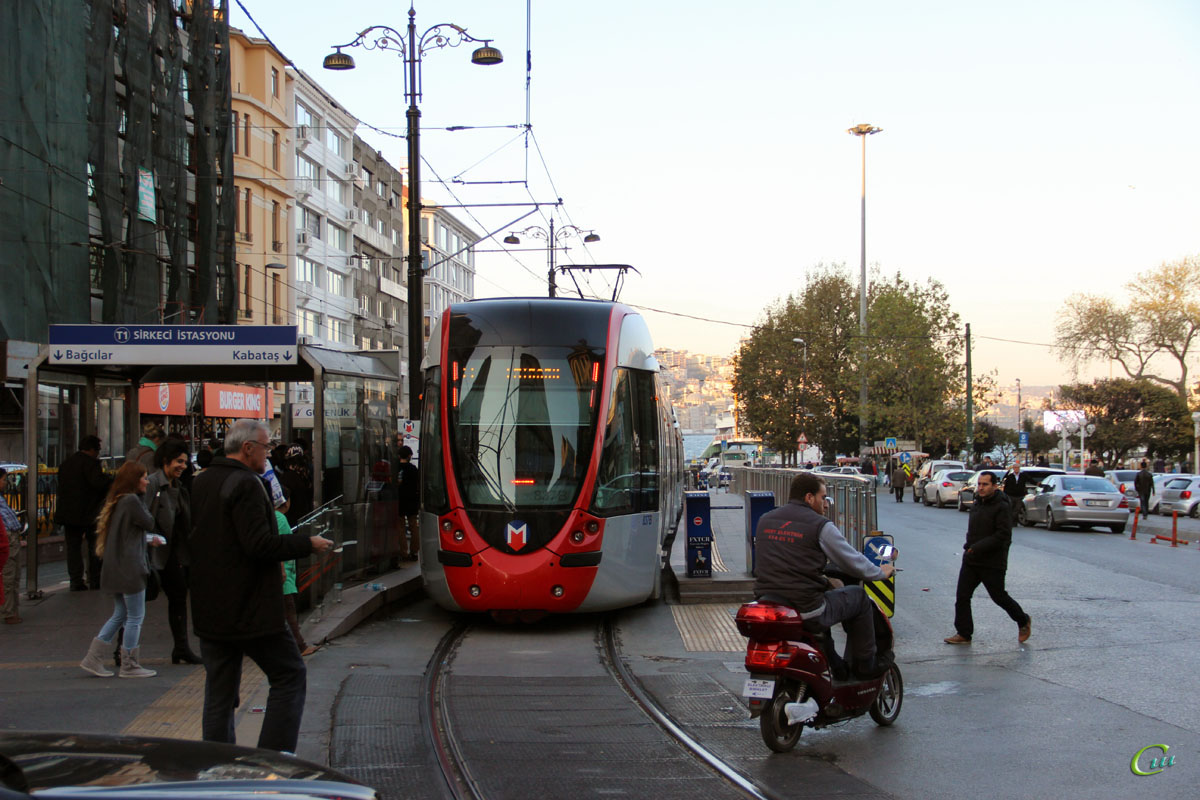 Стамбул. Alstom Citadis 301 №837