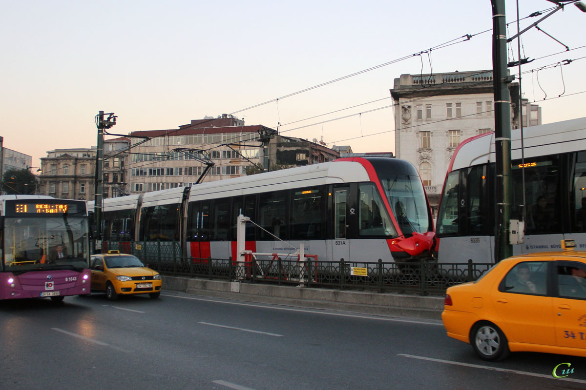 Стамбул. Alstom Citadis 301 №831