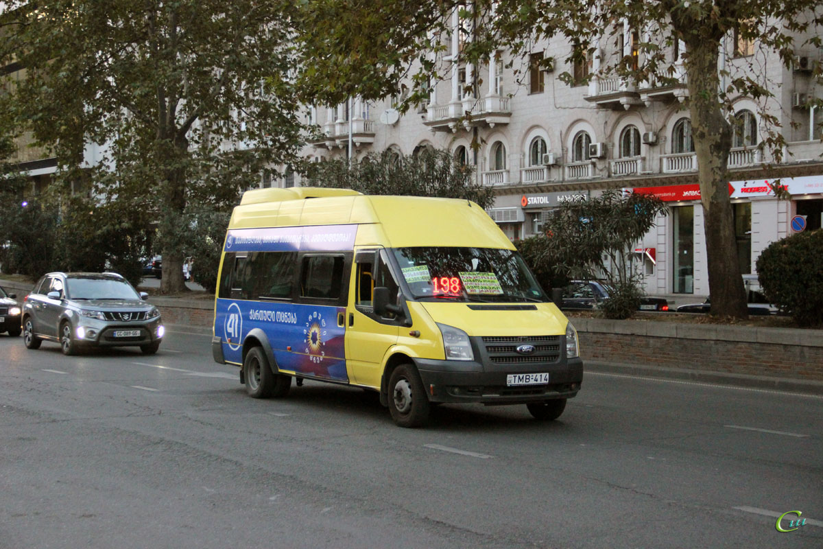 Тбилиси. Avestark (Ford Transit) TMB-414