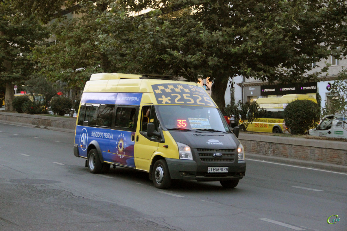 Тбилиси. Avestark (Ford Transit) TBM-039