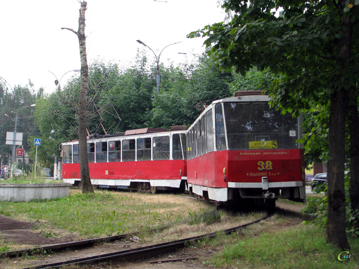 Тверь. Tatra T6B5 (Tatra T3M) №36, Tatra T6B5 (Tatra T3M) №38