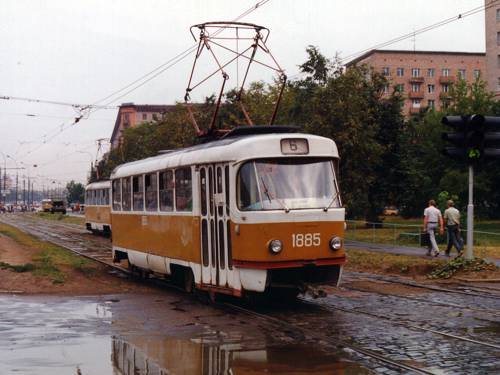 Москва. Tatra T3 (двухдверная) №1885