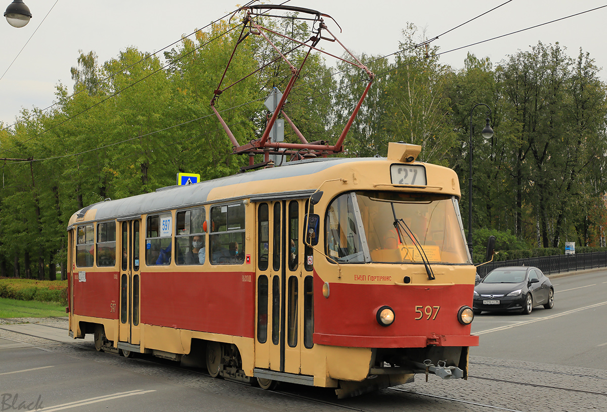 Екатеринбург. Tatra T3SU №597