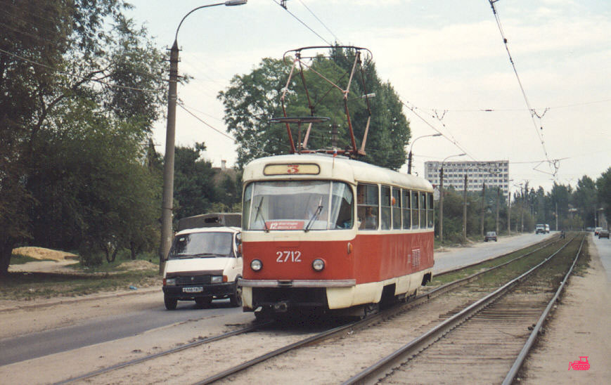 Волгоград. Tatra T3 (двухдверная) №2712