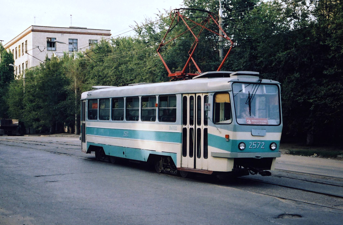 Волгоград. Tatra T3 мод. ВЗСМ №2572