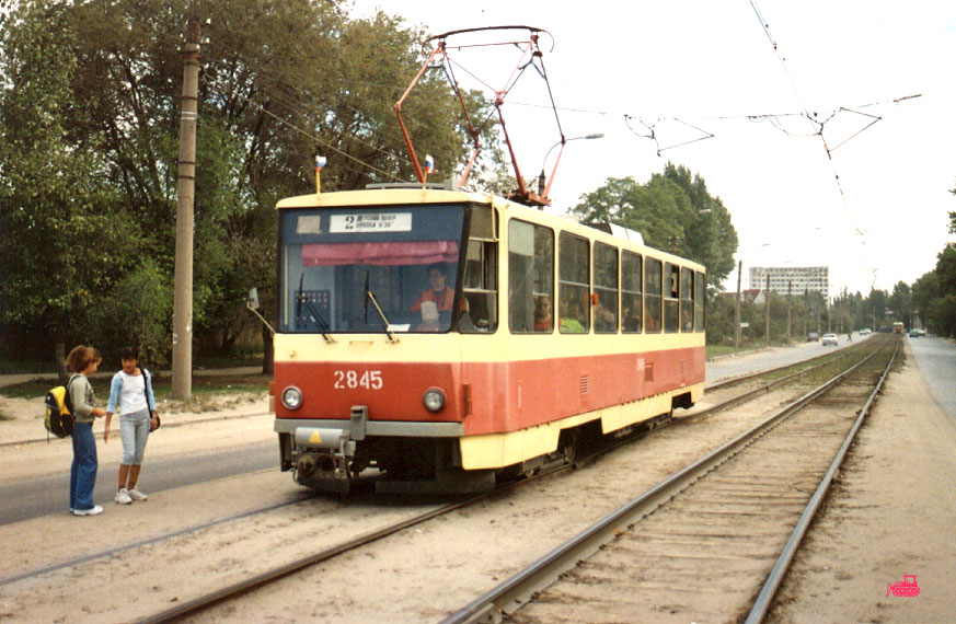Волгоград. Tatra T6B5 (Tatra T3M) №2845