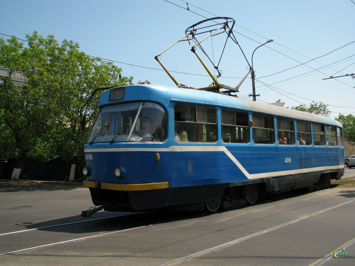 Одесса. Tatra T3R.P №4018