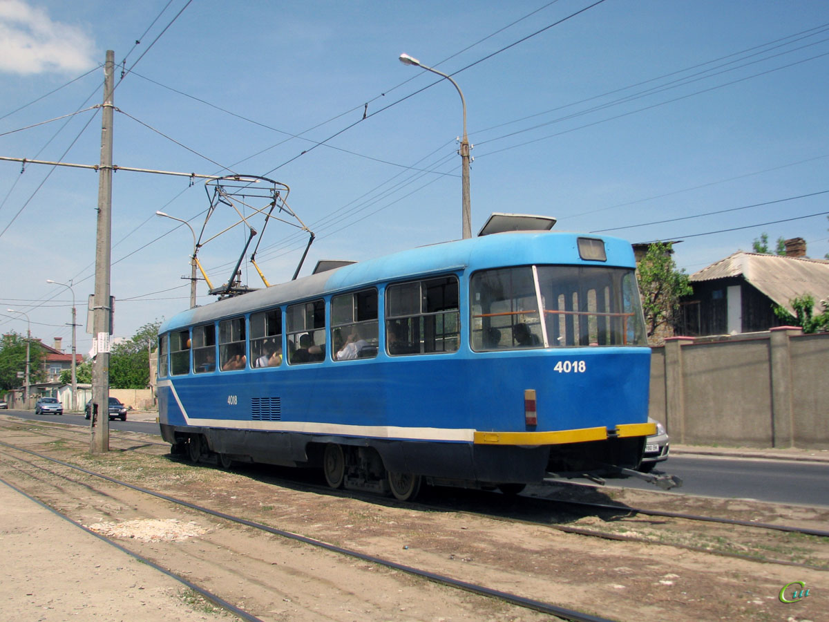 Одесса. Tatra T3R.P №4018