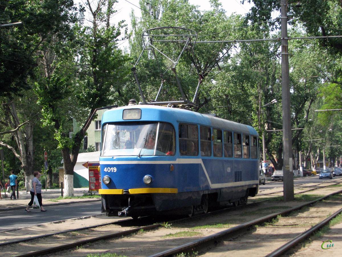 Одесса. Tatra T3R.P №4019