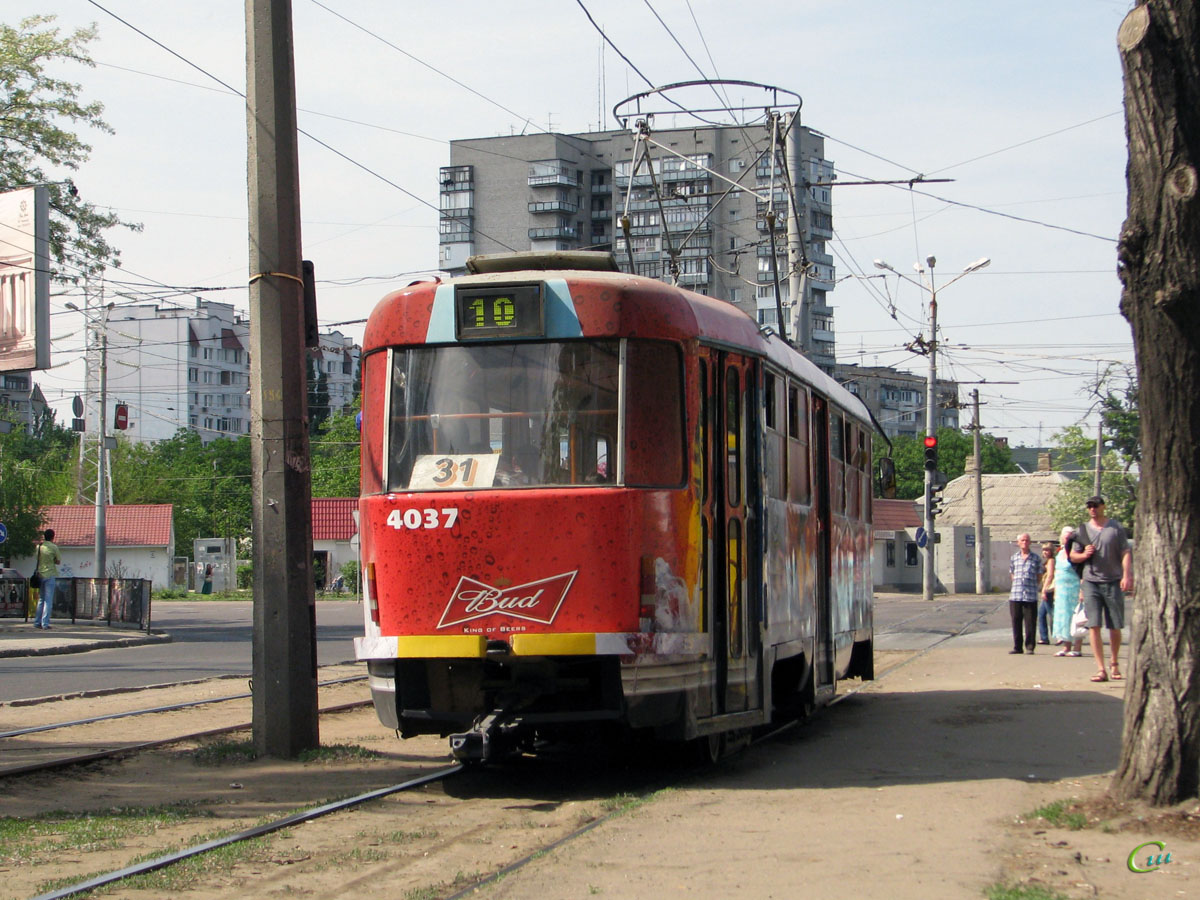 Одесса. Tatra T3R.P №4037