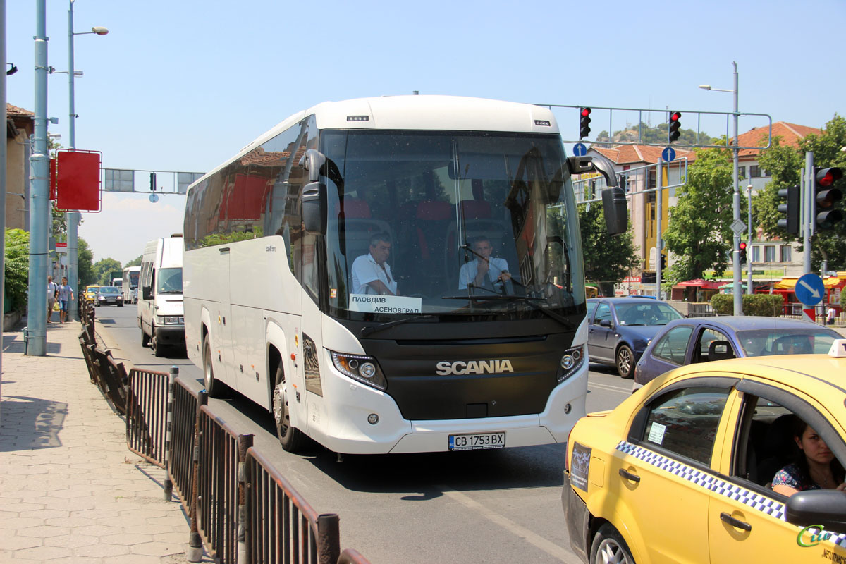 Пловдив. Scania Touring HD (Higer A80T) CB 1753 BX