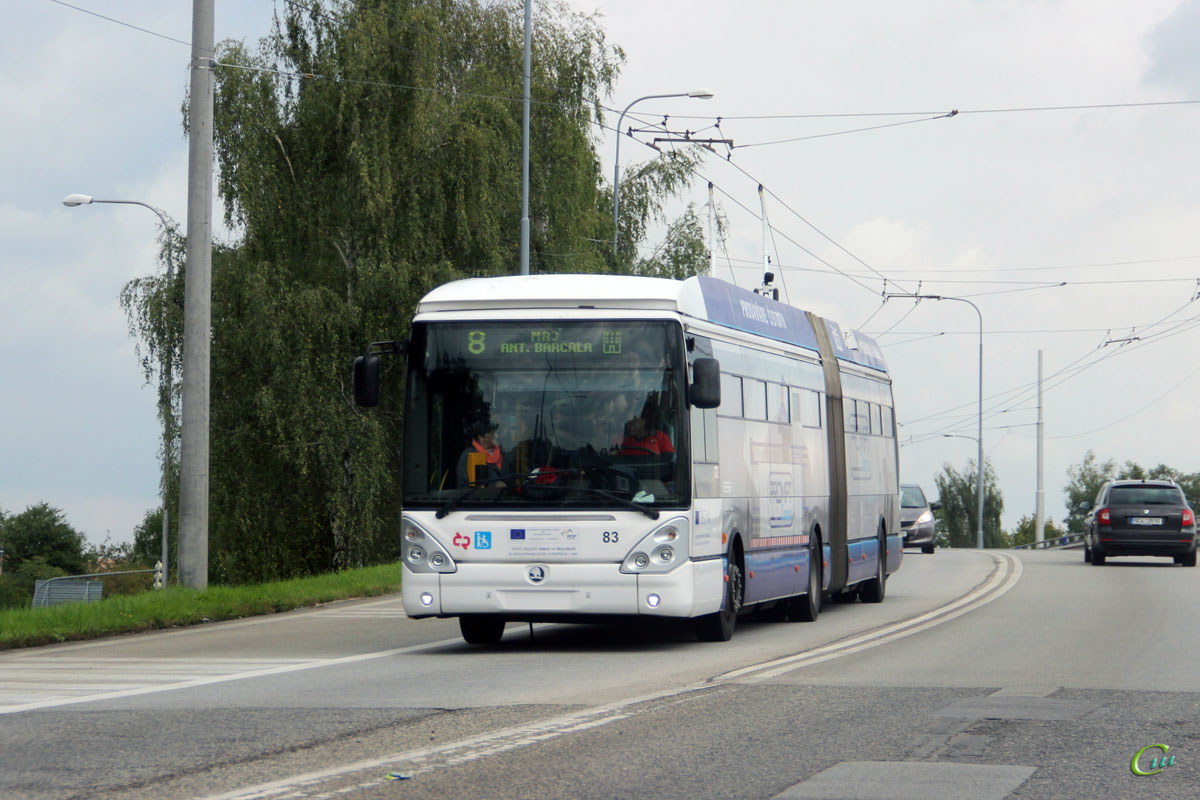 Ческе-Будеёвице. Škoda 25Tr Irisbus №83
