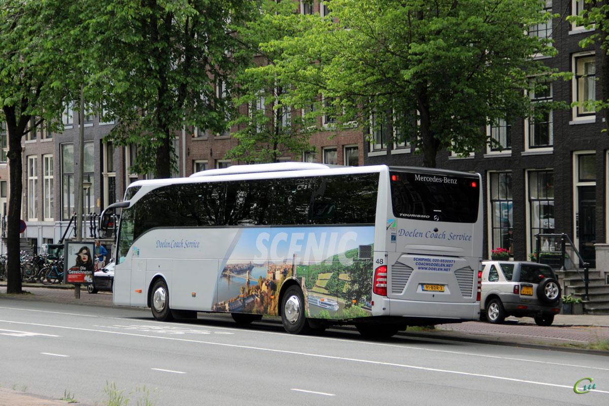 Амстердам. Mercedes-Benz Tourismo 91-BDR-3